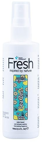 GROOM PROFESSIONAL Fresh Sea Zest Hundeparfüm - Hundeparfüm-Spray - Frisches Duftspray für Hunde Gegen Geruch - Frischer Meeresbrise-Duft - Lang anhaltender Duft - Erfrischender Duft, 100ml