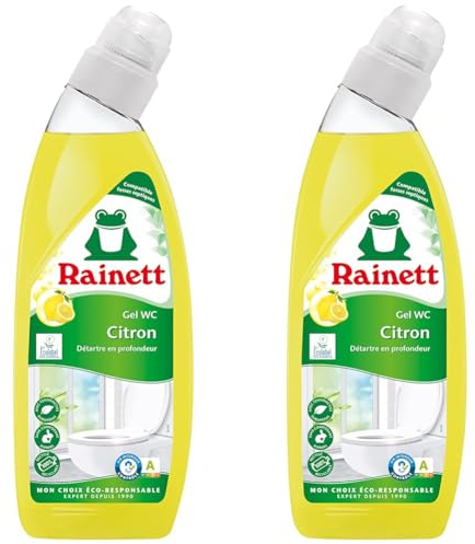 Rainett Gel WC Ecologique Citron Ecolabel 750 ml (Lot de 2)
