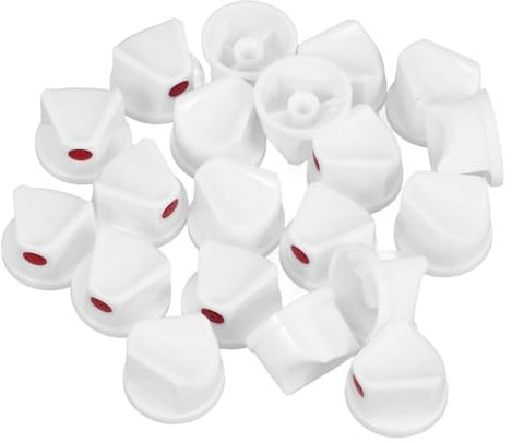 VILLCASE 20St Zubehör für Sprühdüsen Sprühfarbe Zubehör Ersatzteile für Sprühfarbdosen Graffiti-Zubehör Sprühdosen-Adapterkappe Sprühdüsen für Dosen Tipps zum Sprühen von Farben Sport Weiß