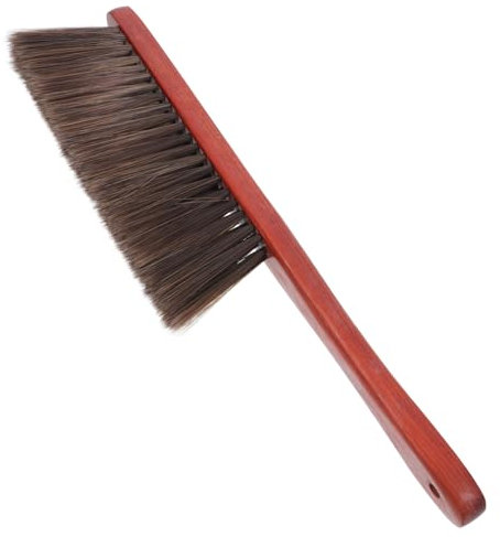 GRIRIW Fireplace Brush Broom Soft Bristles Cleaning Tool for Long Handle Brush for Dusting