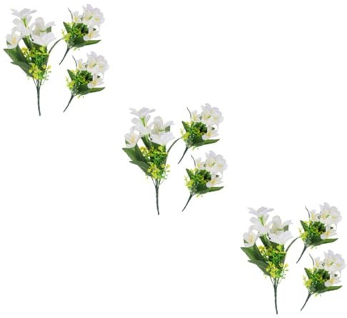Alipis 3 Set 7 Gigli Ghirlanda Di Fiori Per Tavola In Piedi Camera Decorazioni Casa Arredamento Casa Decorazioni Matrimonio Adornare Bouquet Falso Decorazione Bouquet Di Gigli 3 Pezzi * 3