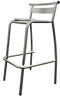 BE Furniture Aluminium Stacking Bar Stools, Stacking Kitchen Stool, Aluminium Stool