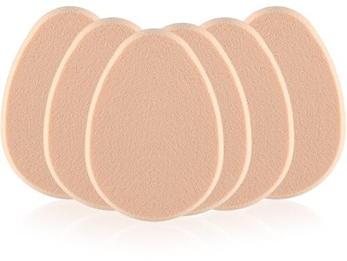 6 Stück Makeup Sponge, Beige Make Up SchwäMmchen Puderquaste SchminkschwäMme Makeup SchwäMmchen Schaumstoffschwämme