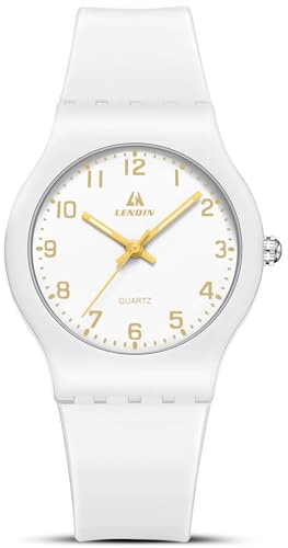 Kids Watch Boys Girls Analog Quartz Waterproof Wrist Watch for Children | Easy to Read Watch, Skin-Friendly Silicone Strap, Lightweight Shockproof Case, 3ATM Daily Waterproof
