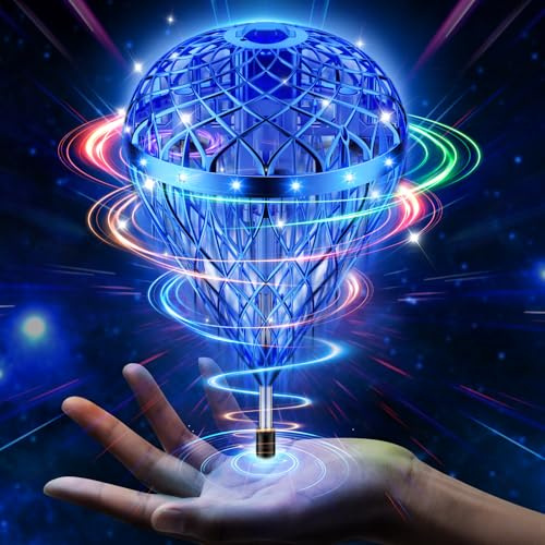 DUSFAN 2025 AI Flying Orb Ball Toy, Cosmic Globe Boomerang Hover Ball Galactic Fidget Spinner, Mini Drones Toys for 6 7 8 9 10 11 12+ Year Old Boys Girls Teens Indoor Outdoor Toys