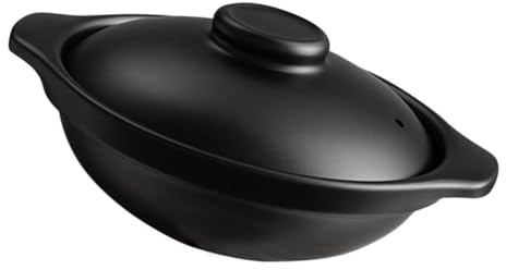 Gatuida Cazuela de Barro de Resistente Alta Temperatura para Guisar Arroz y Pollo Braise para Personas Uso Hogar y Restaurante