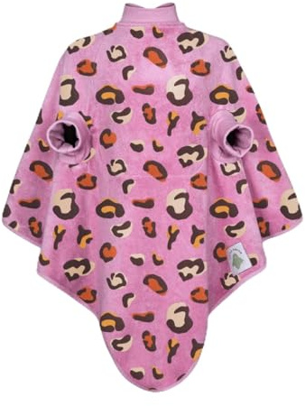 Little Casimir Großes Lätzchen „Boo zum Überwerfen für Baby und Kleinkind 6-48 Monate. Ärmellätzchen aus Öko Tex zertifizierter Baumwolle - Geschenk für Mütter von Jungen oder Mädchen (Lush Leo)