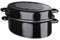 GSW Stahlwaren GmbH Oval Bräter, schwarz, 38 x 18 cm, 9 Liter