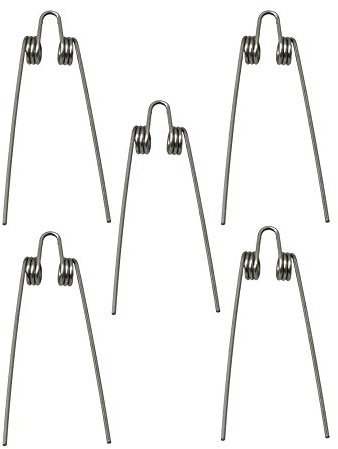 Mxfans Trombone Trumpet Tuba Baritone Water Key Spit Valve Springs Silver