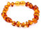 SilverAmber Jewellery Fußkettchen aus rohem oder poliertem baltischem Bernstein, handgefertigt, 100 % echte Bernsteinperlen, Premium-Qualität, Cognac, Mix, Zitrone, Honig, Kirsche oder Ombré, Größen