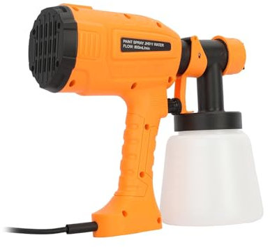 qorkhogr Paint Sprayer, Upgraded Fence Paint Sprayer with Insulation Handle 3 Spray Patterns, 700W Powerful Electric Spray Machine for Home, Household, Dorm, Office, Garden UK