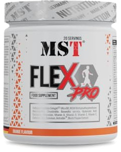 MST® Nutrition Flex Pro Pulver – Kollagen, MSM, Glucosamin, Chondroitin & Hyaluronsäure – Hochwertige Rezeptur – Made in Germany (300g, Orange)