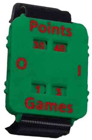 Fenteer Tableau de score de tennis de table avec dragonne ajustable pour adultes, Bleu