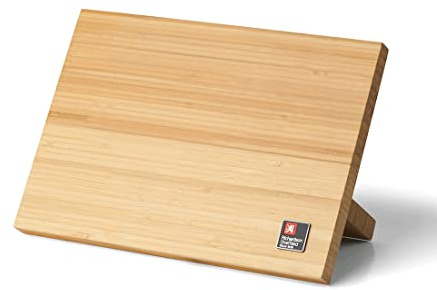 Richardson Sheffield - Bloque de cuchillos magnético para madera de bambú, color marrón claro, soporta hasta 5 cuchillos, ahorro de espacio y ahorro de hojas