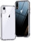 Ones Cover Trasparente Rigida Sottile iPhone XR『Antiurto Airbag』『Bordo Rialzato Proteggi Fotocamera Schermo』[Non Giallo][Antiscivolo],PC+TPU Ibrido Protettivo Silicone Custodia per Apple 6.1