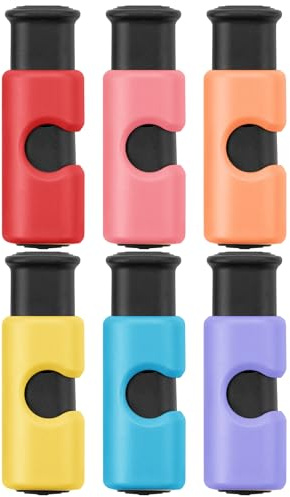 Mr. Pen- Squeeze and Lock Bread Bag Clips, 2.4 Inch, 8 Pack, Multicolor Squeeze Lock Clips, Reusable Bag Closures for Bread, Snacks, Coffee, Food Storage, Fits Thick and Thin Bags