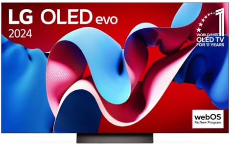 LG 77C4 - TV OLED 77 (195 cm) - 4K UHD 3840x2160 - a9 AI Processor 4K Gen 7 - HDR - Smart TV - 4xHDMI 2.1 - WiFi
