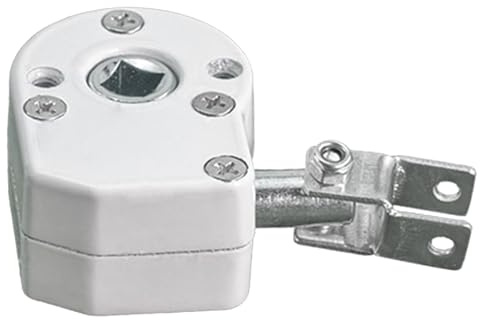 SUMMITDRAGON Cambio manuale in alluminio a manovella per tenda retrattile Tenda rotante a 360 gradi Parti di ricambio Braccio articolato Parti di ricambio a vite senza fine