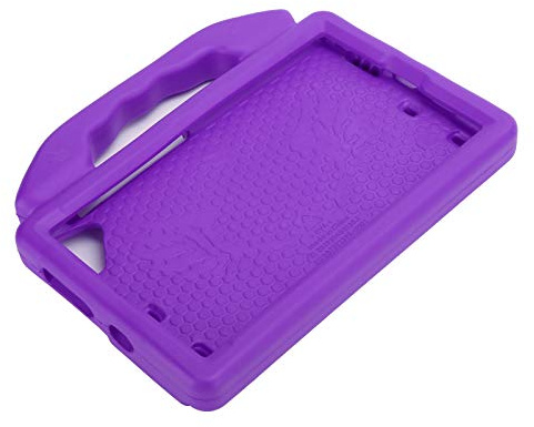 OEBUAFI Tablettskydd, Anti-drop, Stötsäker, för 2019, för Barn och Vuxna, 8 Tum (Purpur)