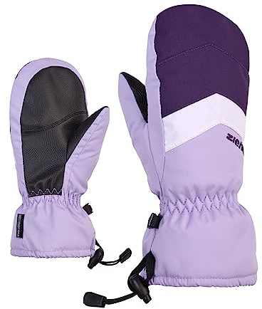 Ziener Kinder LETTERO Ski-Fäustling/Wintersport | wasserdicht atmungsaktiv, sweet lilac, 7,5