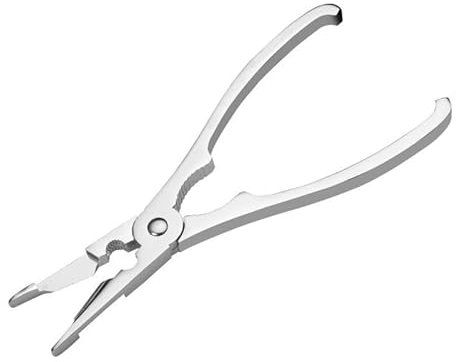 LOVIVER Pinza per di aragosta e granchio, in acciaio inox, per aprire i, per zampe di granchio, per ostriche