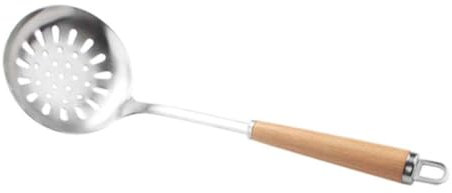 Amosfun Cuillère Passoire Acier Inoxydable Avec Manche Long Pour Cuisine Passoire Pour Fondue Suspension Pour Rangement