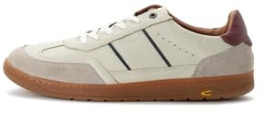 camel active Herren Sneaker aus Nappaleder Weiß-Blau, menswear-42