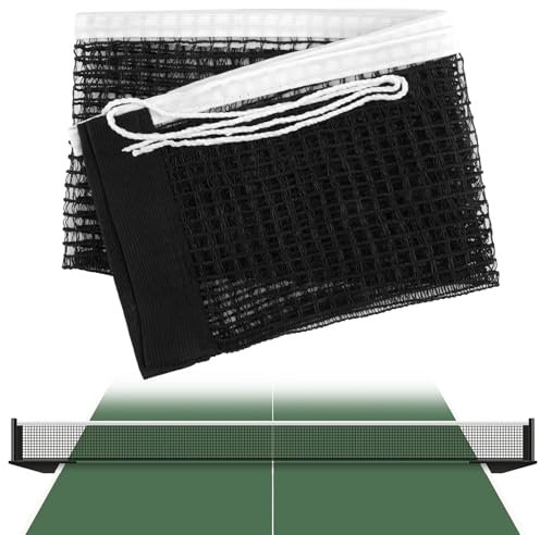 Neerow Tischtennisnetz Polyester, Tischtennis Netz Ersatznetz 180 * 14 cm, Tragbares Tischtennisnetz für Jeden Tisch, Ping Pong Netz für Innen- und Außenbereich