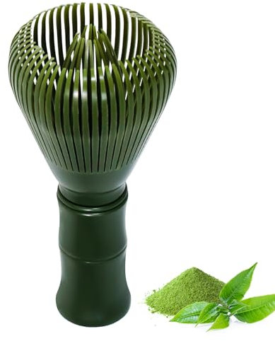 Frusta Matcha, Frustino di Resina per il tè Matcha, Matcha Whisk Set, per la Preparazione Tradizionale del tè Matcha, Matcha Frusta, Chasen Matcha Tradizionale, Resina, Verde