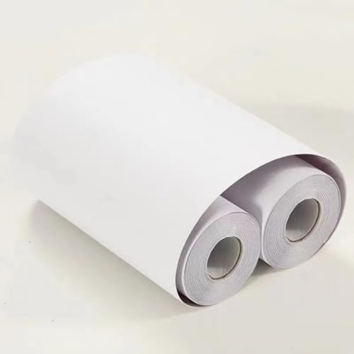 VisitRyl Bordi per Carta da Parati Adesivi Bianco smerigliato 15cm X 500cm Design Decorativo