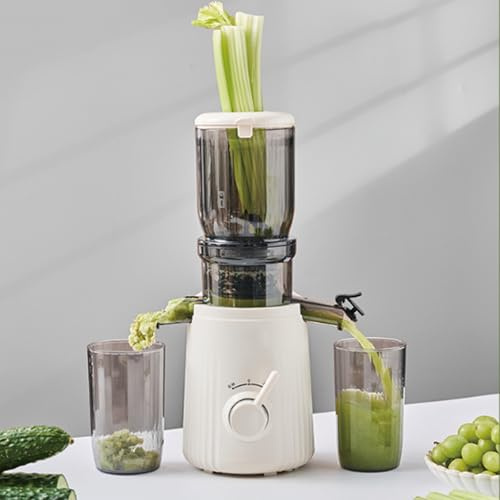 MAIMAILE Exprimidor Centrífugo De 250 W, 98% De Pureza, con Separación De Jugo, Diámetro De 104 Mm, Recipiente De 1 Litro, Interruptor De Un Toque, para Cítricos, Naranjas Y Frutas