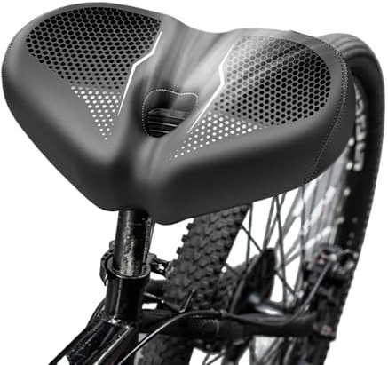 Generico Sella per Bici da Strada | Sella Bici Traspirante E Comoda per Uomo | Componenti Sostituzione Antiscivolo,Accessorio Ciclismo Uomini Giovani Strada Cruiser Fitness