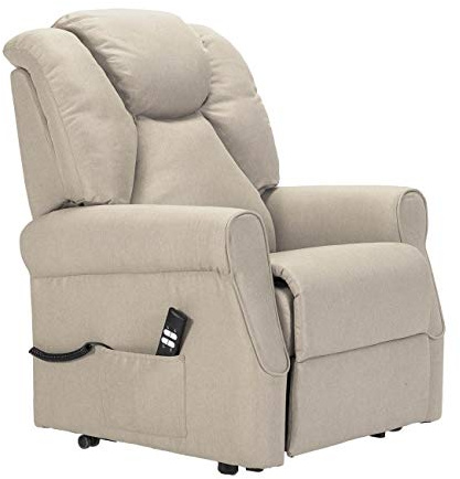 POLTRONE ITALIA Poltrona Relax Alzapersona Zero Gravity 2 motori reclinazione indipendente schienale pediera Carrello retrattile per spostamento utente antimacchia anziani soffice Canapa