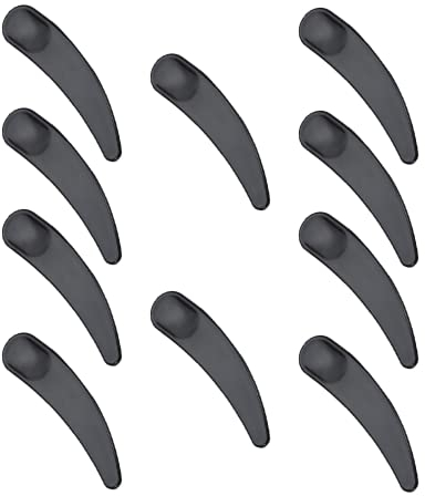 Spatule de Maquillage, 10 Pièces Mini Spatule, Spatule à Masque Cosmétique, Plastique Cuillère Crème, Cosmétique Spatule Cuillère Courbe, pour Diverses Crèmes