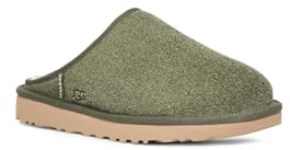 UGG Klassische Damen-Slipper, zottelig, Veloursleder, Tiefer Schatten, 39 EU