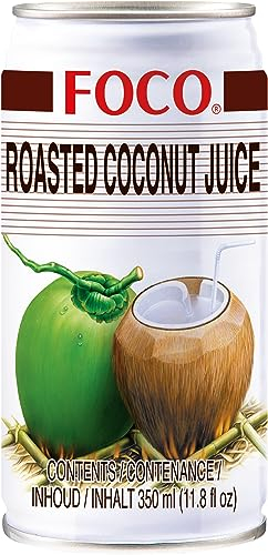 FOCO Getränk aus Kokosnusssaft mit Röstgeschmack, 1 x 350 ml