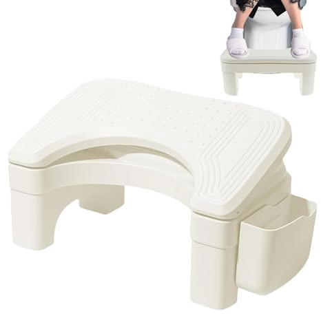 Sgabello di per il bagno, sgabello da vaso per adulti | sgabello da piede da toilette sgabello da - sgabello per piedi da WC, scaletta da toilette Squat con scatola di immagazzinaggio