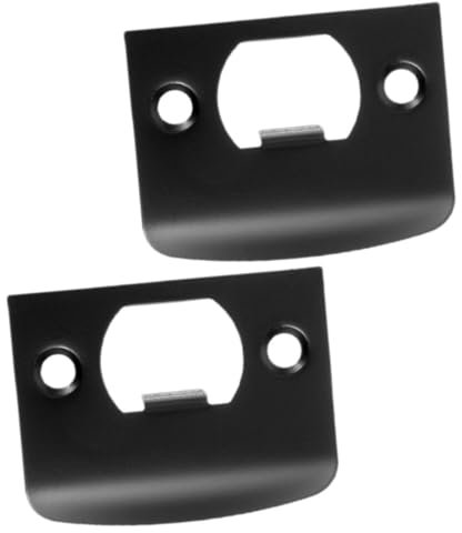 IWOWHERO Kit De 2 Piezas De Refuerzo Para Placa De Cerradura De Puerta Herrajes De Acero Inoxidable Para Cubierta De Cerrojo