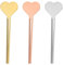 Metal Tube Squeezers Key 3 Different Color Heart-Shaped Stainless Steel Manual Dispenser Roller Tube Toothpaste Squeezer Bathroom and Kitchen Gadgets for Maximize Creams Paint Makeup & Beyond