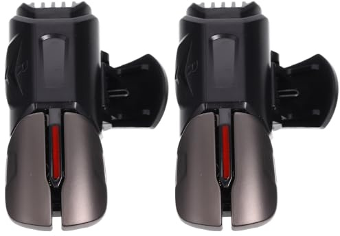 HOOTNEE Grilletti per Gioco Mobile 6 Dita K03, Accessori Maniglia per Controller Trigger Resistenti in Metallo e Abs, Facili da Installare per Smartphone