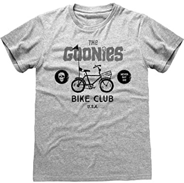 Heroes Inc The Goonies Herren-T-Shirt, kurzärmelig, Grau, Größe M