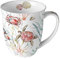 Ambiente Porzellan Tasse ca. 400ml Becher Bone China Mug Für Tee Oder Kaffee Maritim Sea animals