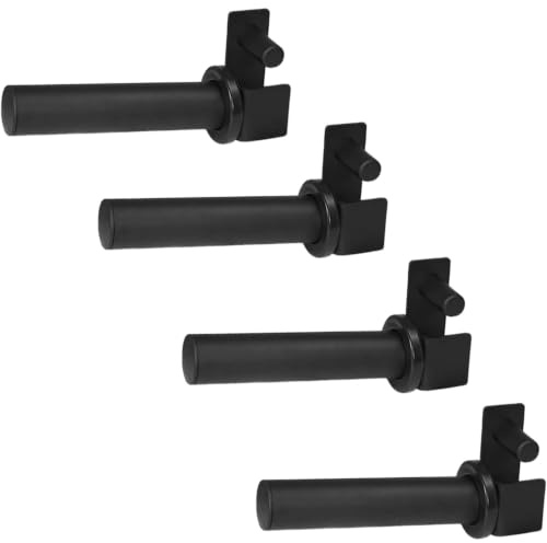 Yes4All Olympic - Set di 4 supporti per piastre di peso per Power Rack 2 x 2, per dischi da 5,1 cm