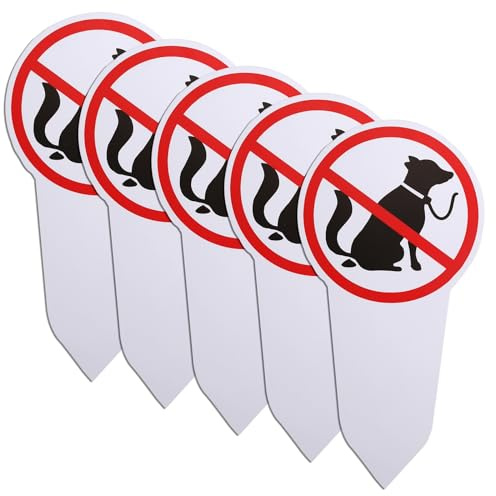 Lot de 5 panneaux PVC emboîtables - 300 x 150 mm - Pour chemins, pelouse, parc, aire de jeux