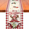 Weihnachtstischläufer Tischläufer Bunt Table Runner Winter Tischläufer Gobelin wasserdichte Waschbare Tischdecke Geeignet für Die Tischdekoration zu Hause (33 x 183 cm)