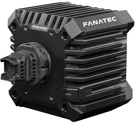 Fanatec CSL Sim Racing DD QR2 Steering Wheel Base – 5 Nm Direct Drive, FluxBarrier Force Feedback, QR2 Motorsport Quick-Release System, Tuning Menus, Plug-and-Play – PC