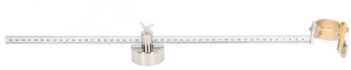 Plasma Cutter Torch Circle Guide Adjustable Aluminum Alloy Cutting Roller Guide Wheel Compass with Clear Scale 50cm for P80 Plasma Cutter Torch Metal Cutting Tool