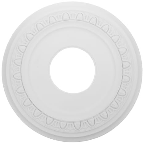 Angoily Base de Techo PU Tallada para Lámparas Colgantes Accesorio Práctico y Fácil Instalación para Decoración y Montaje de Luminarias