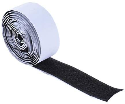 POENVFPO Professional Guitar Pedal Board Hook and Loop Mounting Tape, 2M Length, Strong Adhesive for Musical Equipment Installation (2-Pack)