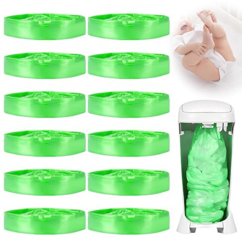12 Nappy Bin Refills Recharge Poubelle à Couche